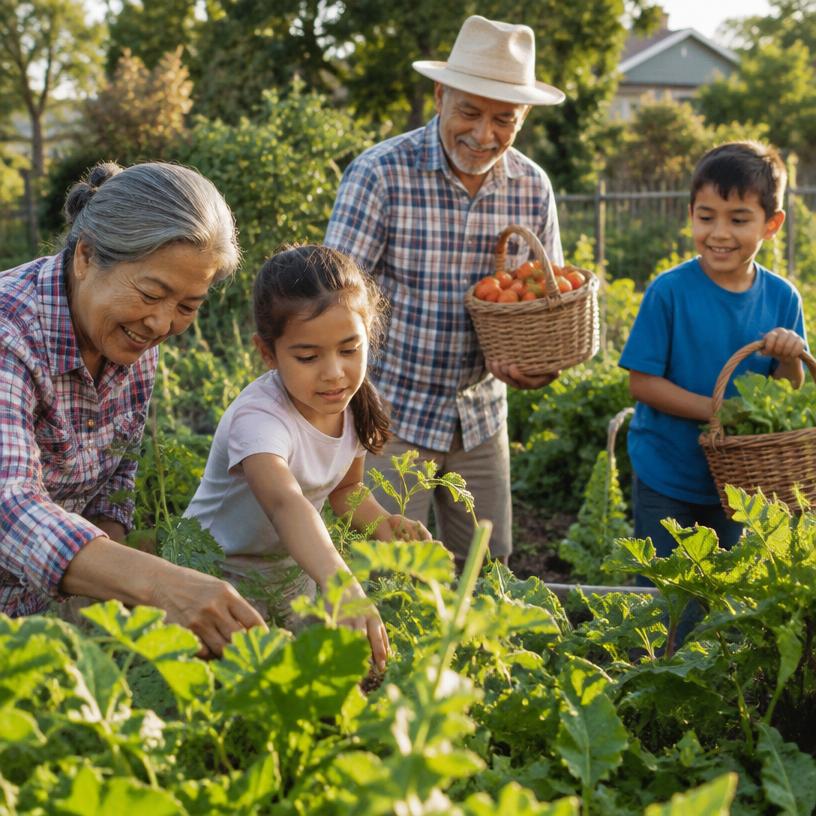 Fresh food from a shared garden