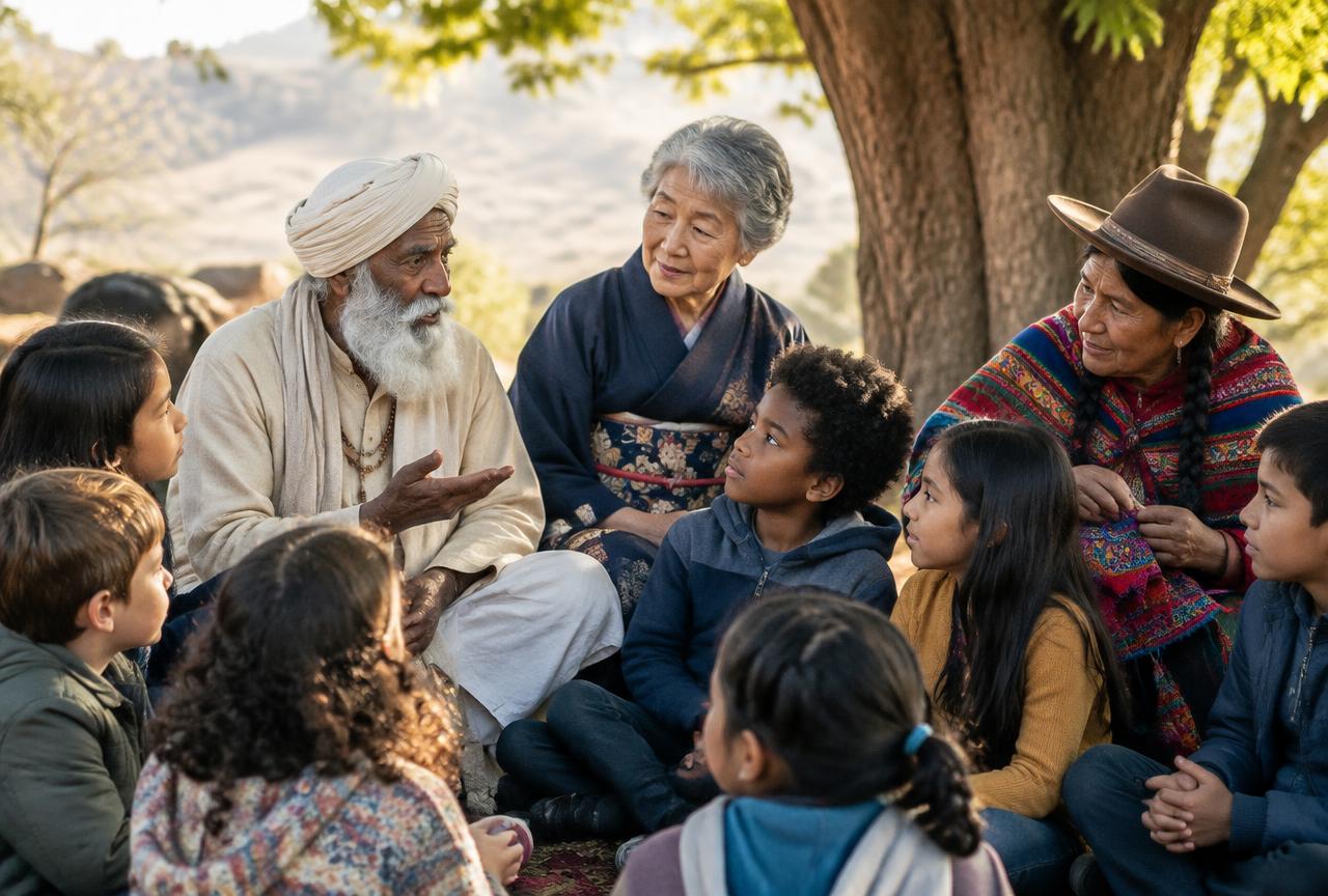 An elder's wisdom, shared freely